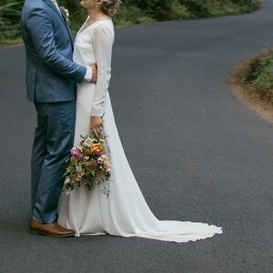 Aire Barcelona Long Sleeve Wedding Dress